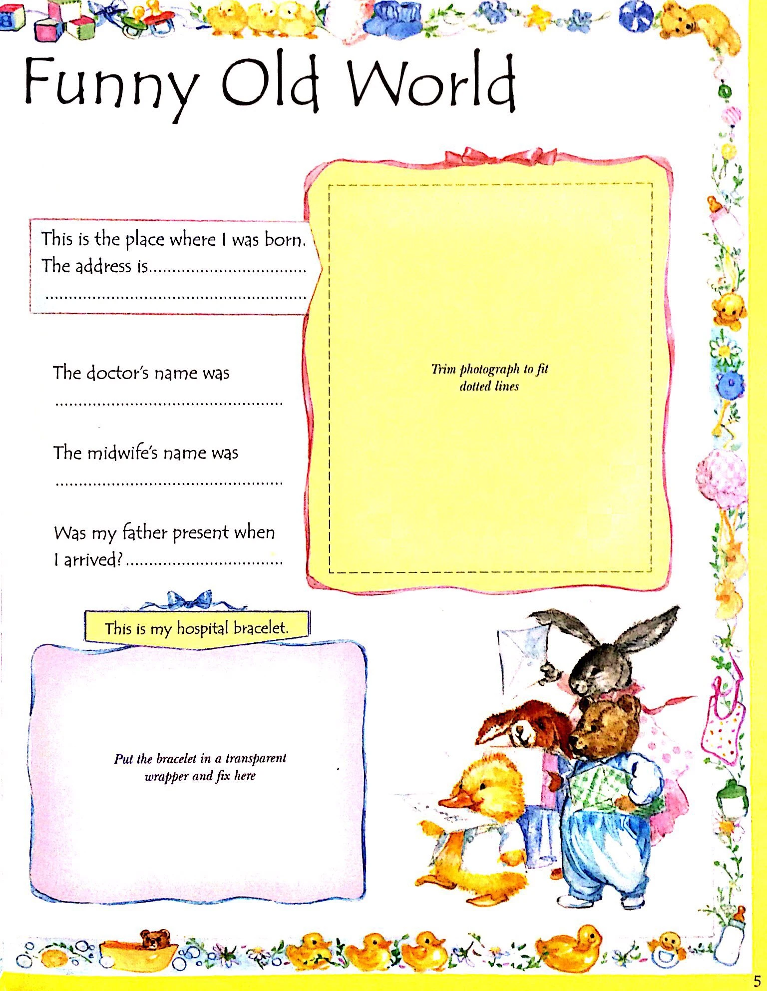 my baby book - a first five year diary (baby record book) - Ảnh 5