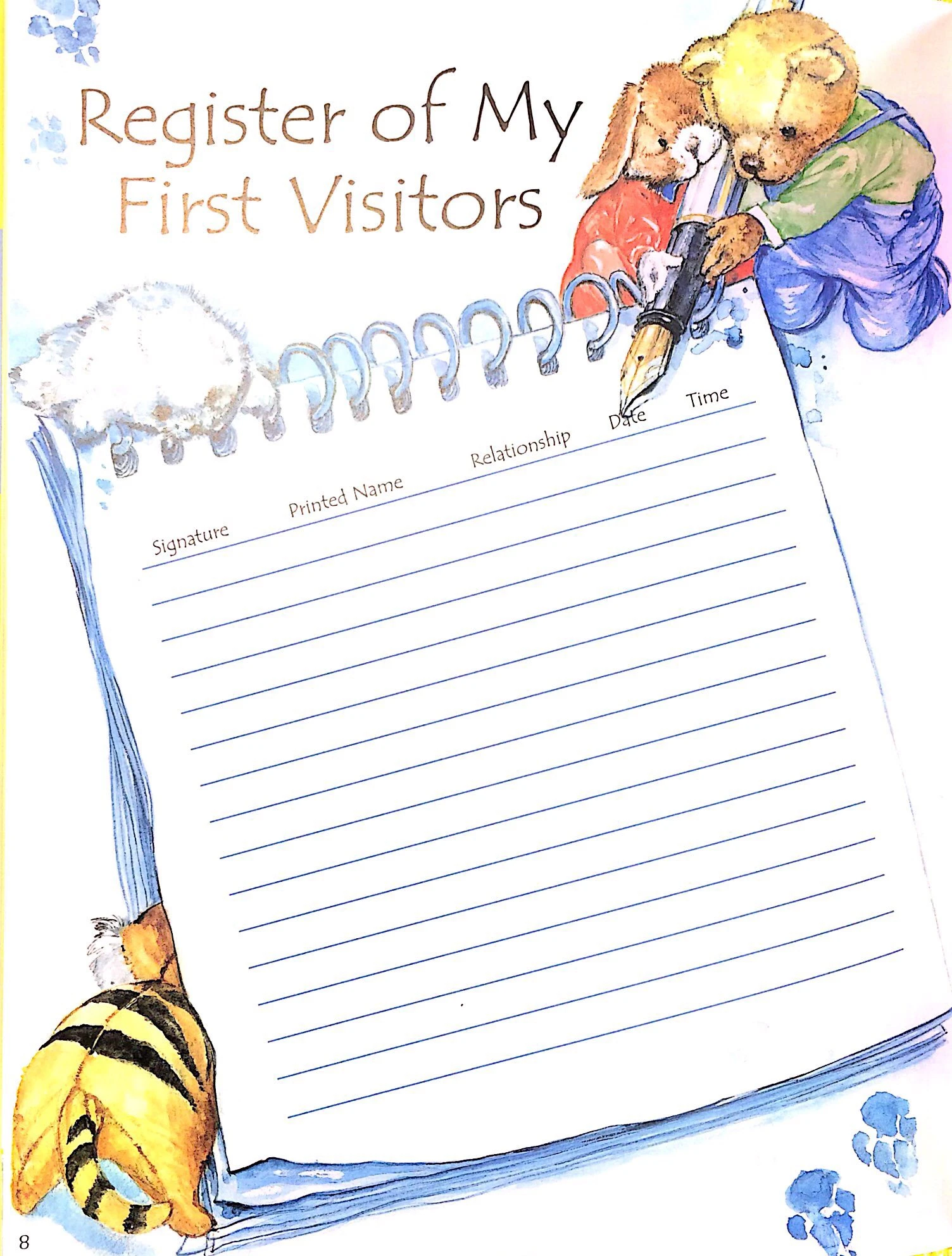 my baby book - a first five year diary (baby record book) - Ảnh 8