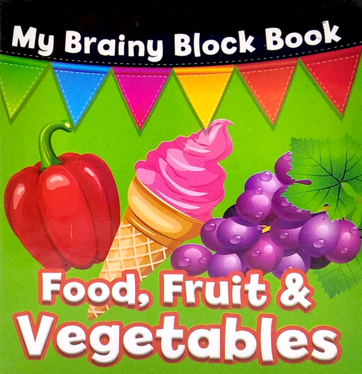 my brainy block books: food, fruits & vegetables - Ảnh 2