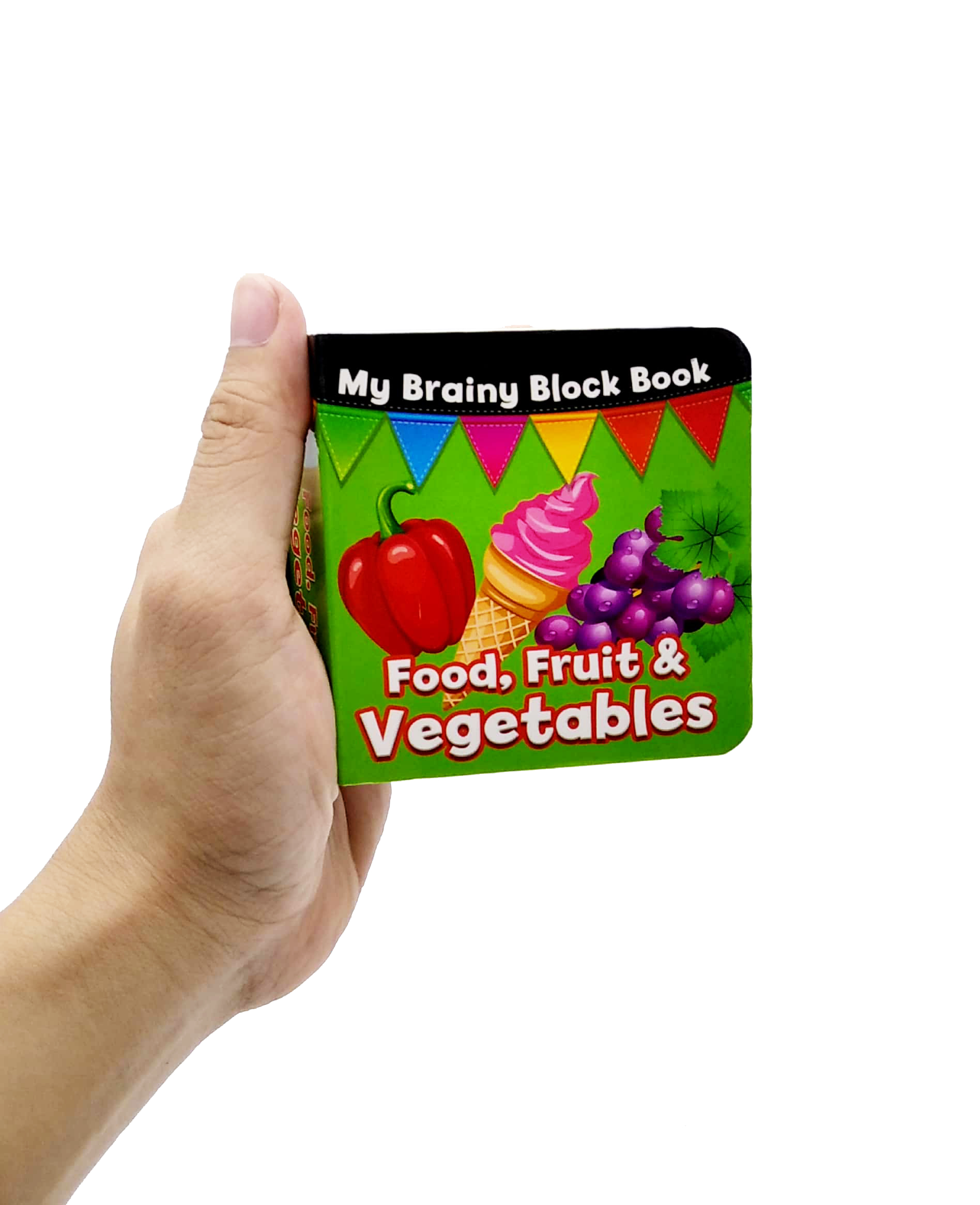 my brainy block books: food, fruits & vegetables - Ảnh 7