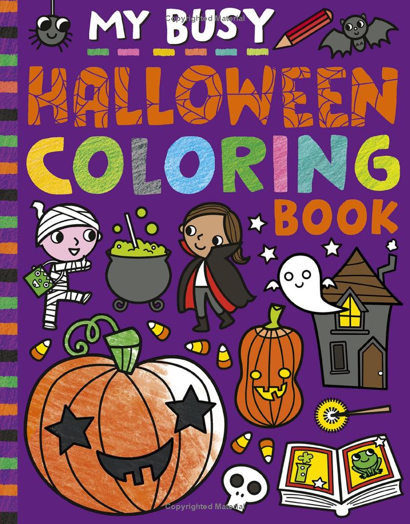 my busy halloween coloring book - Ảnh 2