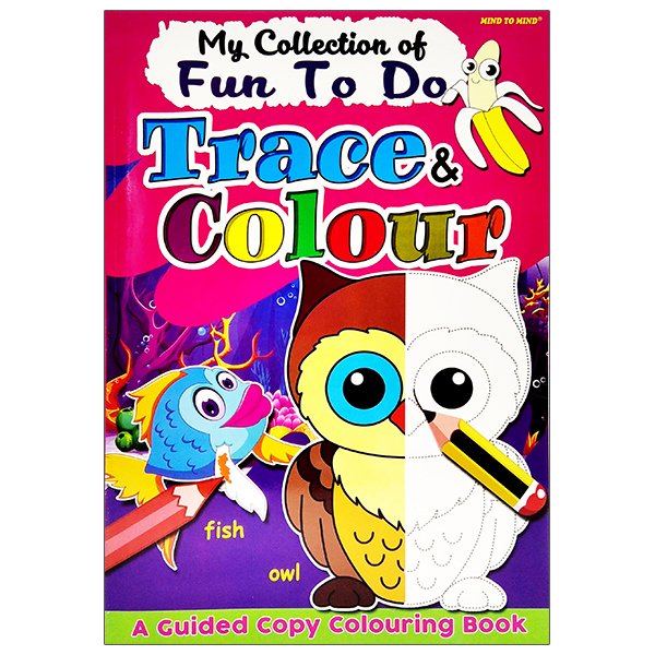 my collection of fun to do trace & colour