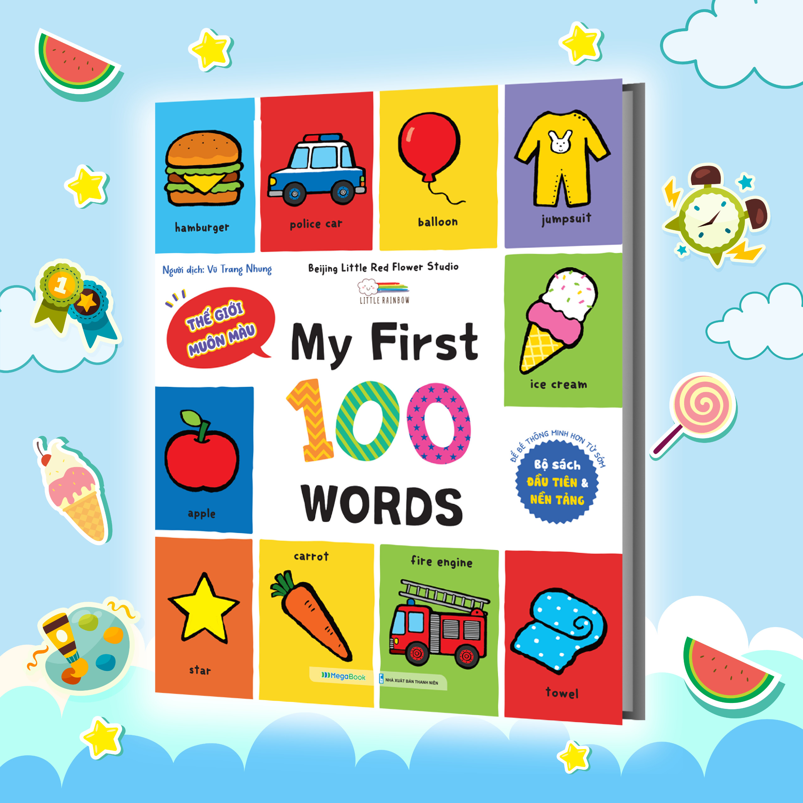 my first 100 words - thế giới muôn màu - bìa cứng - Ảnh 2