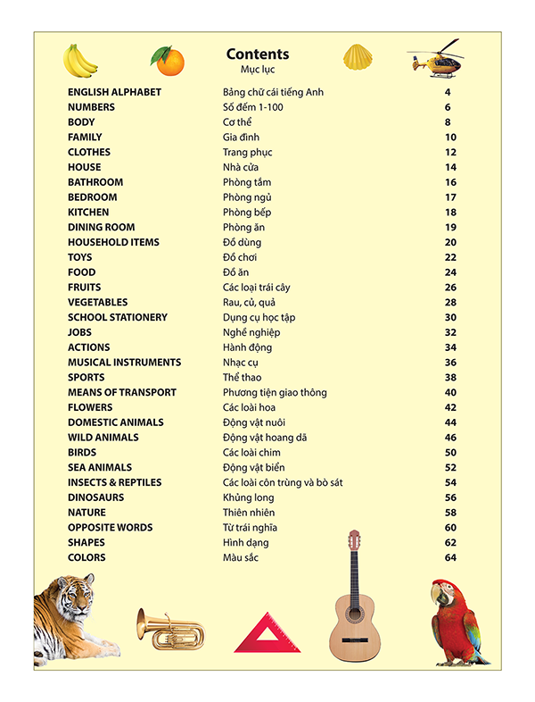 my first 1000 english words - 1000 từ tiếng anh đầu tiên cho bé - bìa cứng (tái bản) - Ảnh 2