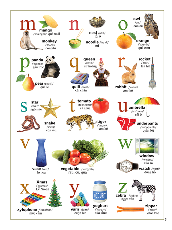 my first 1000 english words - 1000 từ tiếng anh đầu tiên cho bé - bìa cứng (tái bản) - Ảnh 6