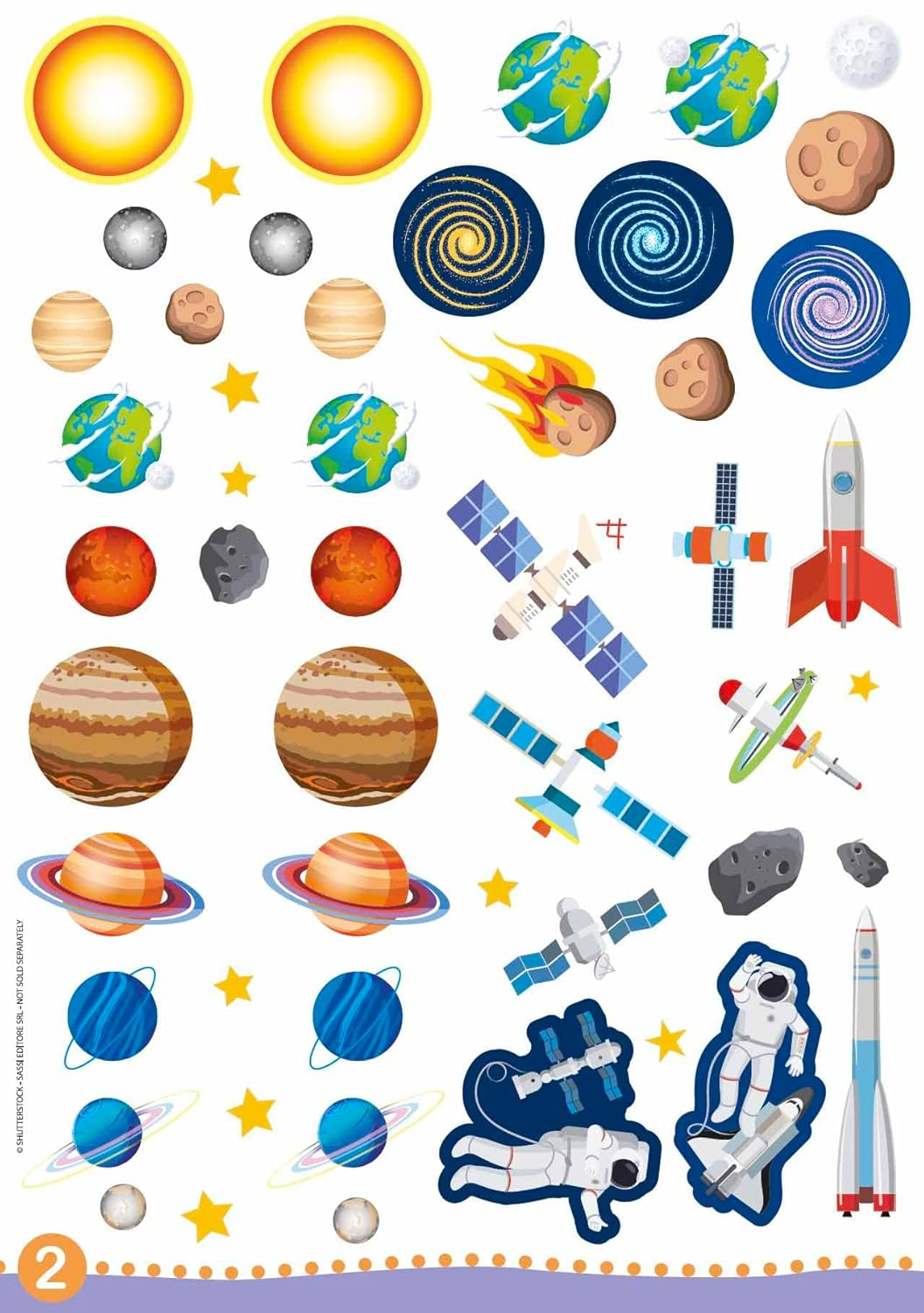 my first activites arts and crafts - space - Ảnh 13