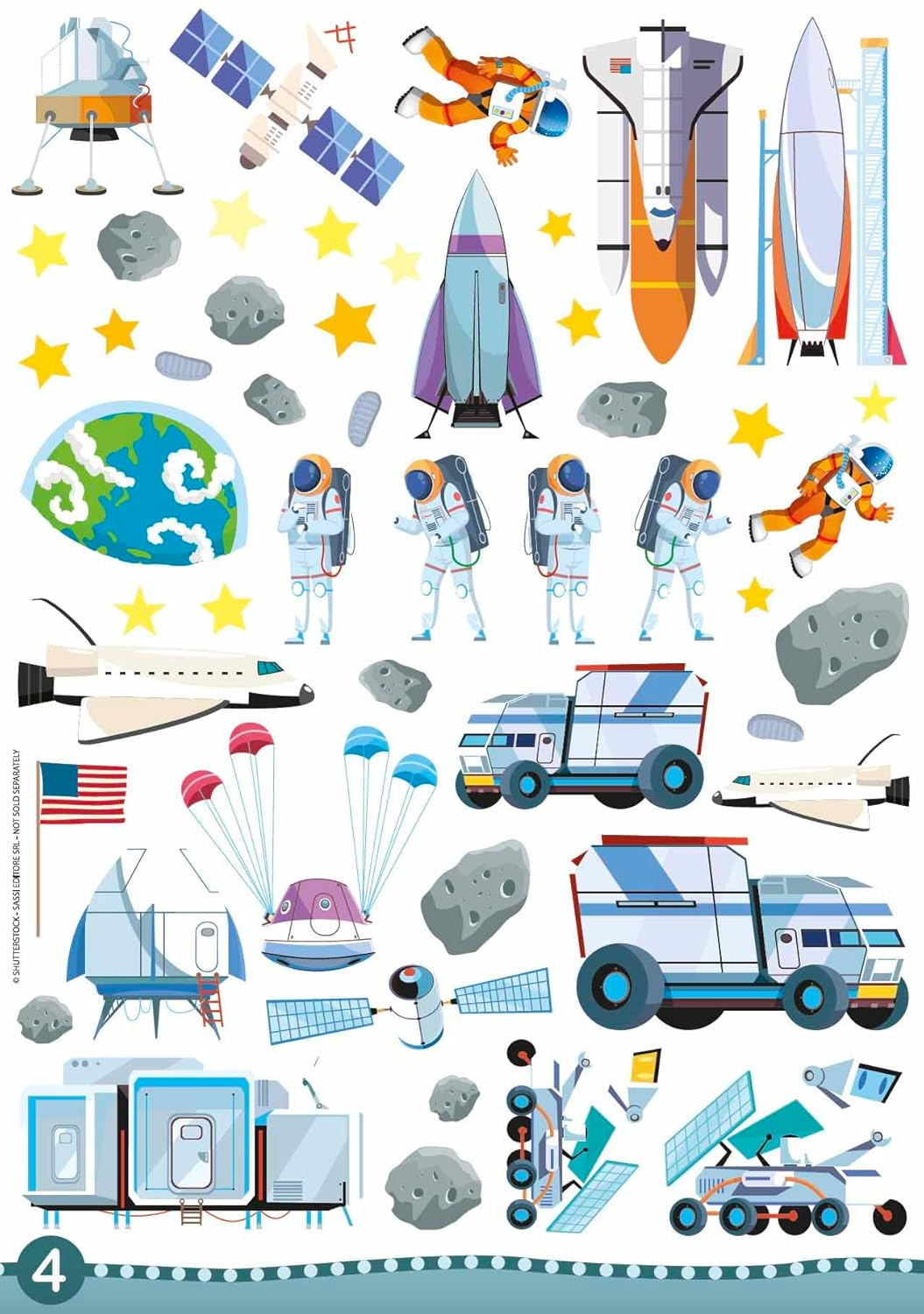 my first activites arts and crafts - space - Ảnh 14