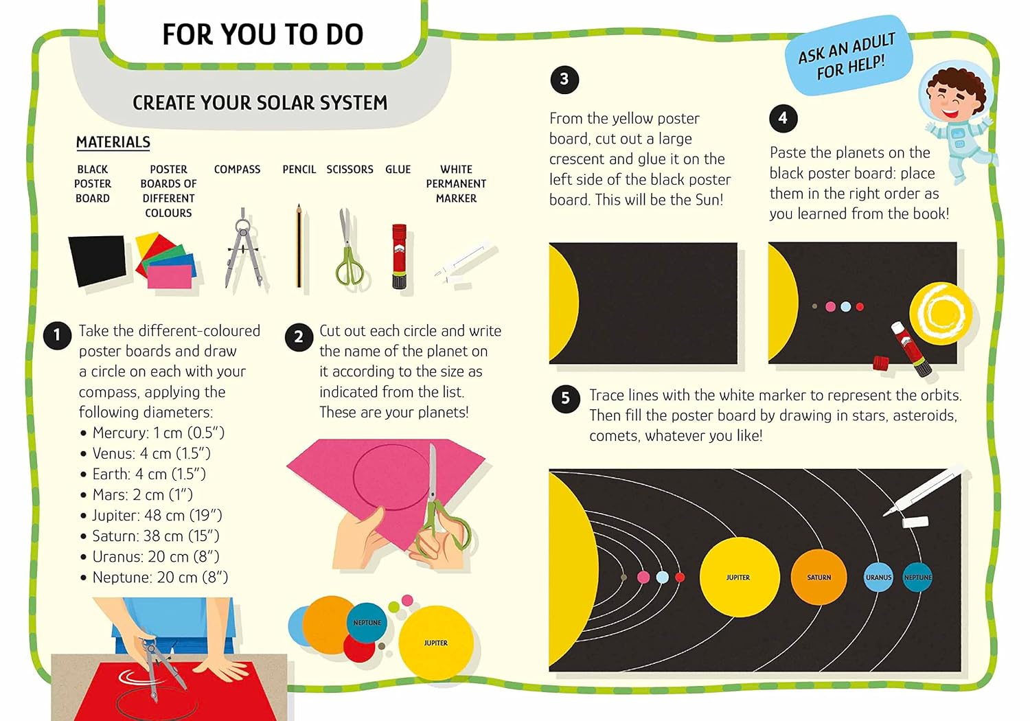 my first activites arts and crafts - space - Ảnh 4