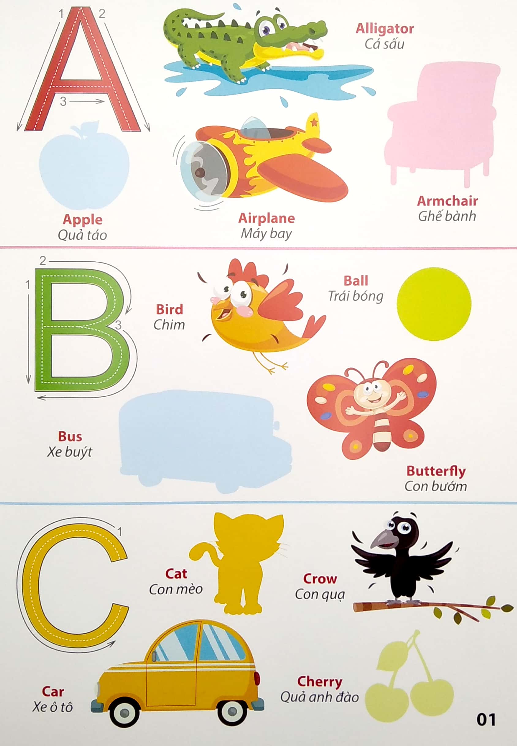 my first book stickers - bảng chữ cái tiếng anh - Ảnh 3