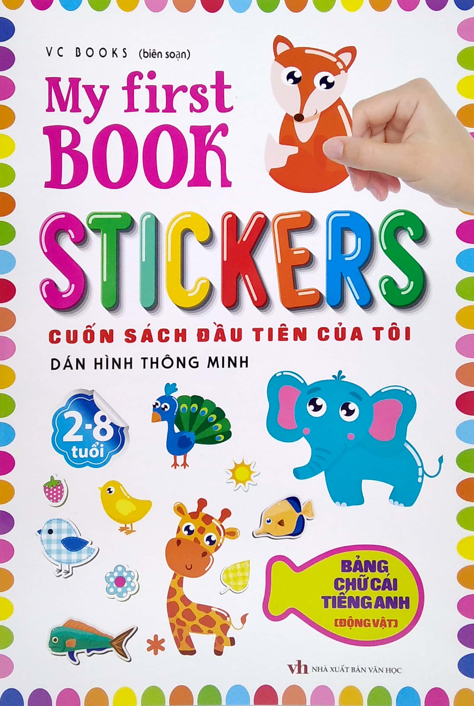 my first book stickers - bảng chữ cái tiếng anh - động vật - Ảnh 2