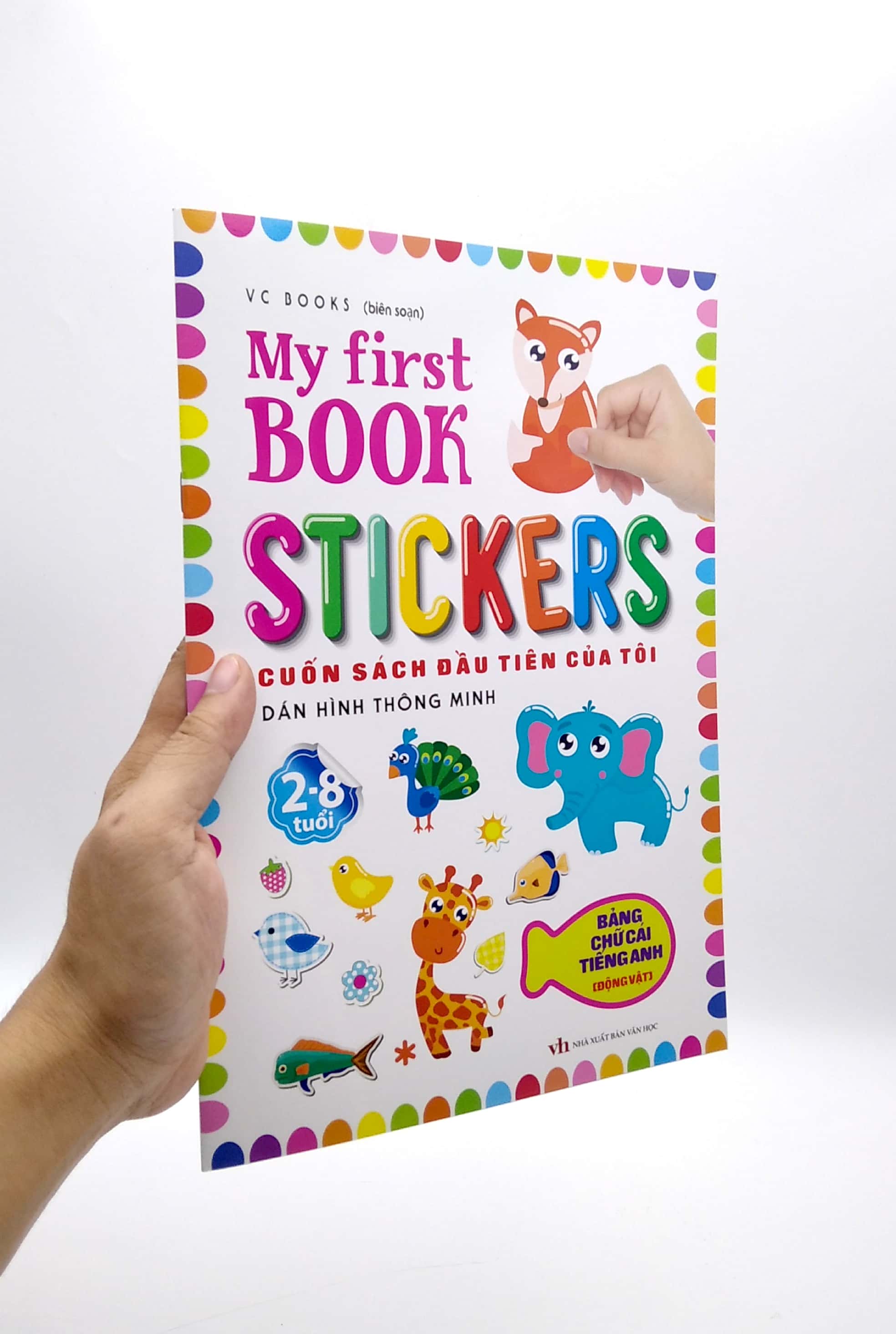 my first book stickers - bảng chữ cái tiếng anh - động vật - Ảnh 7