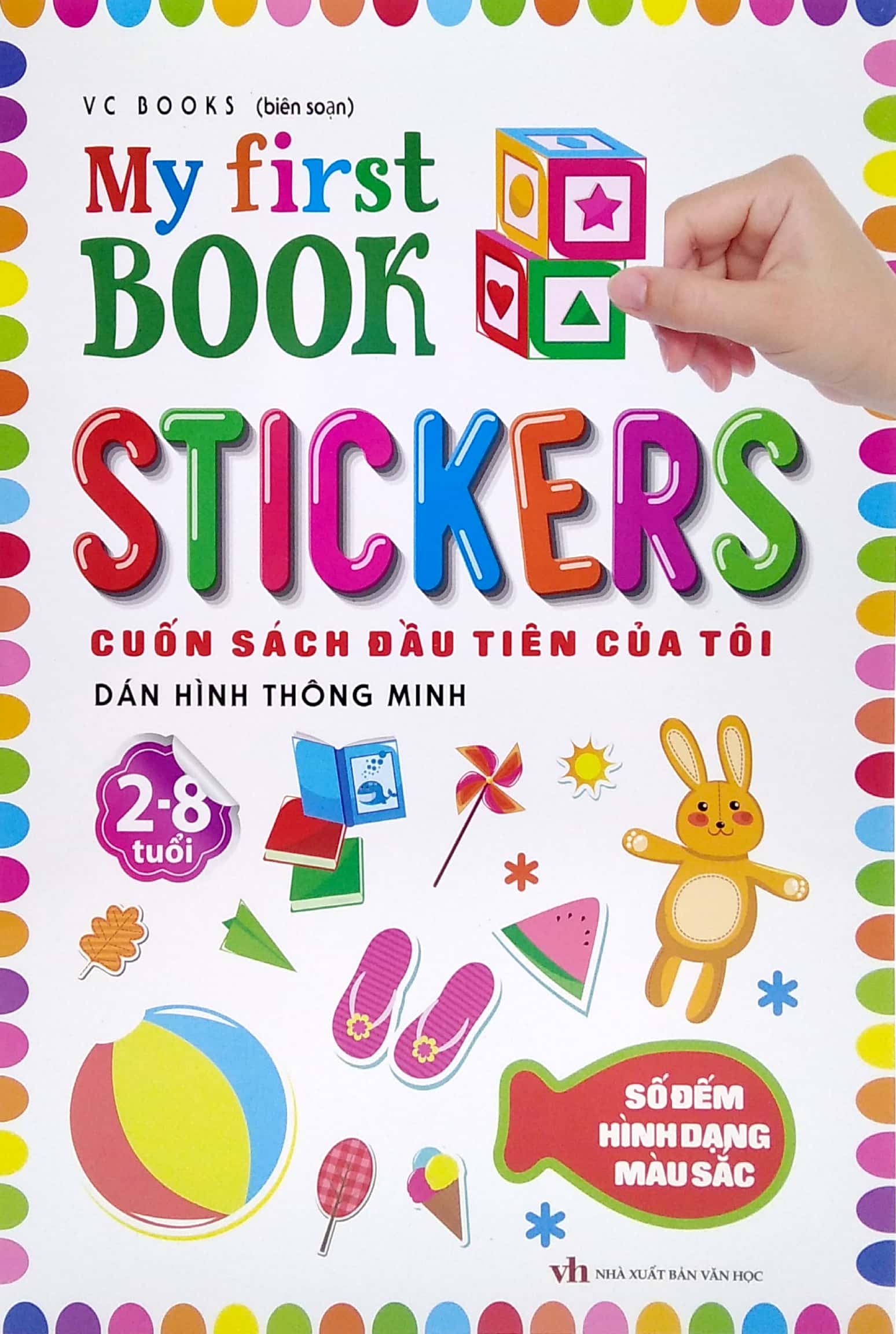 my first book stickers - số đếm hình dạng màu sắc - Ảnh 2