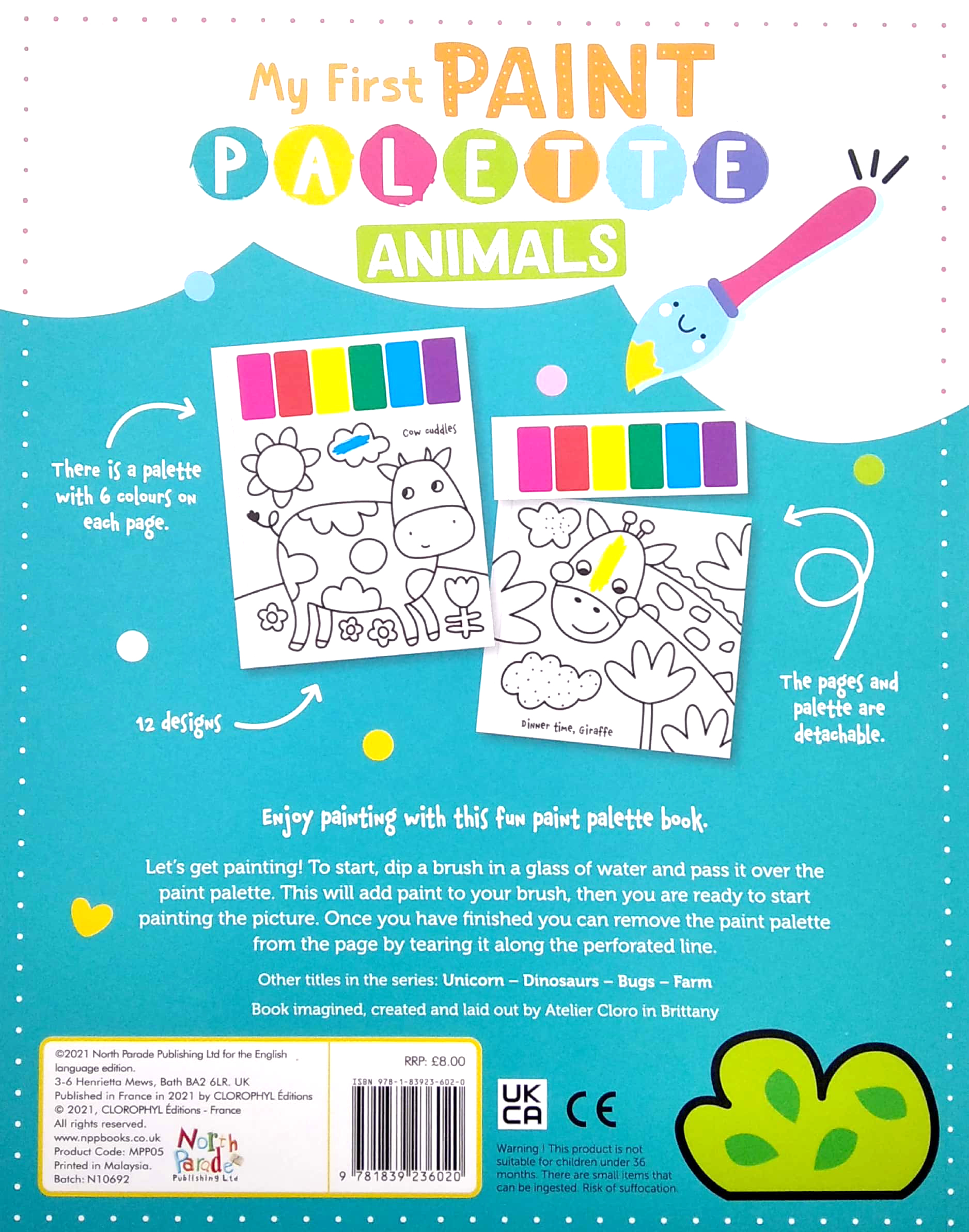 my first paint palette: animals - Ảnh 6