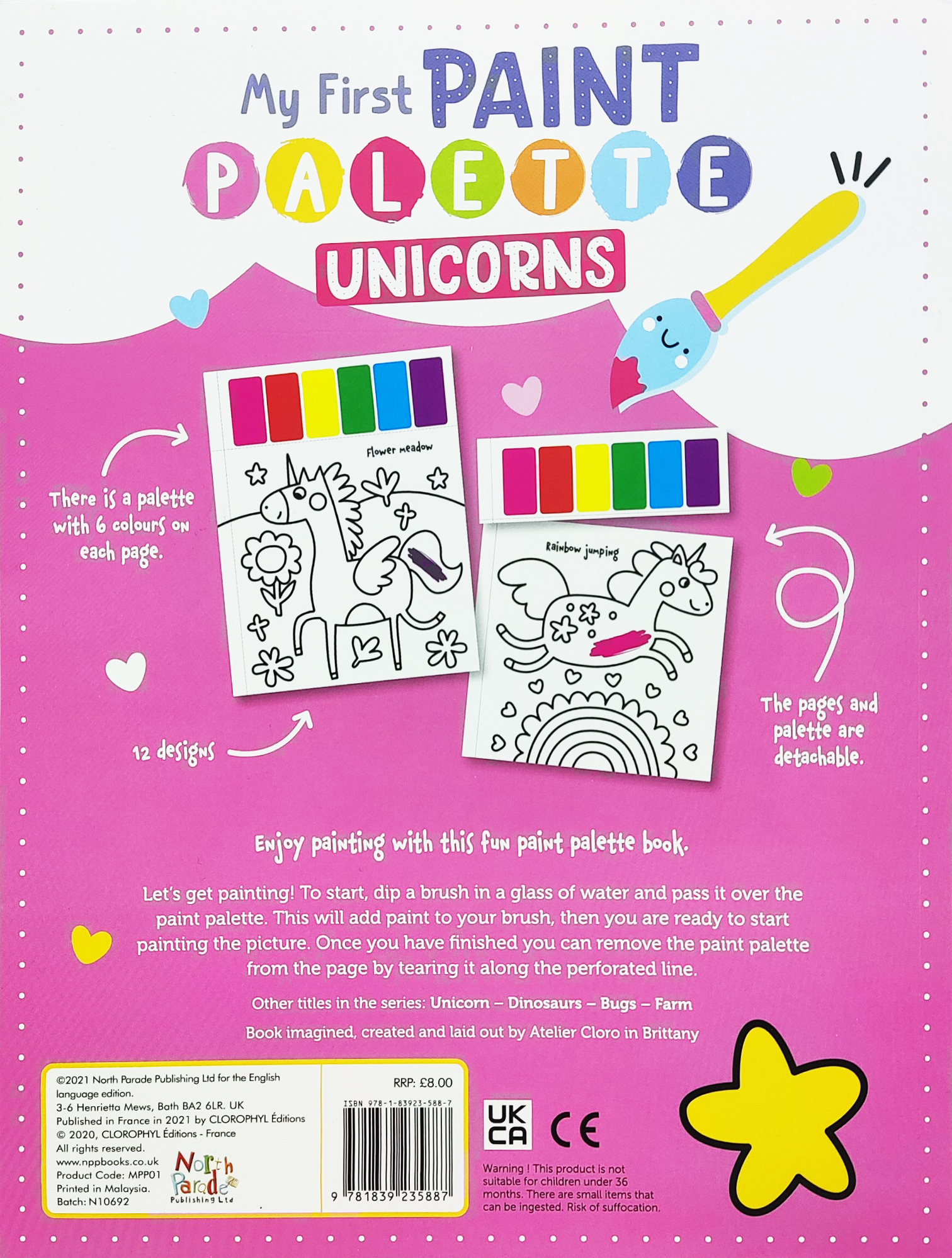my first paint palette: unicorns - Ảnh 7