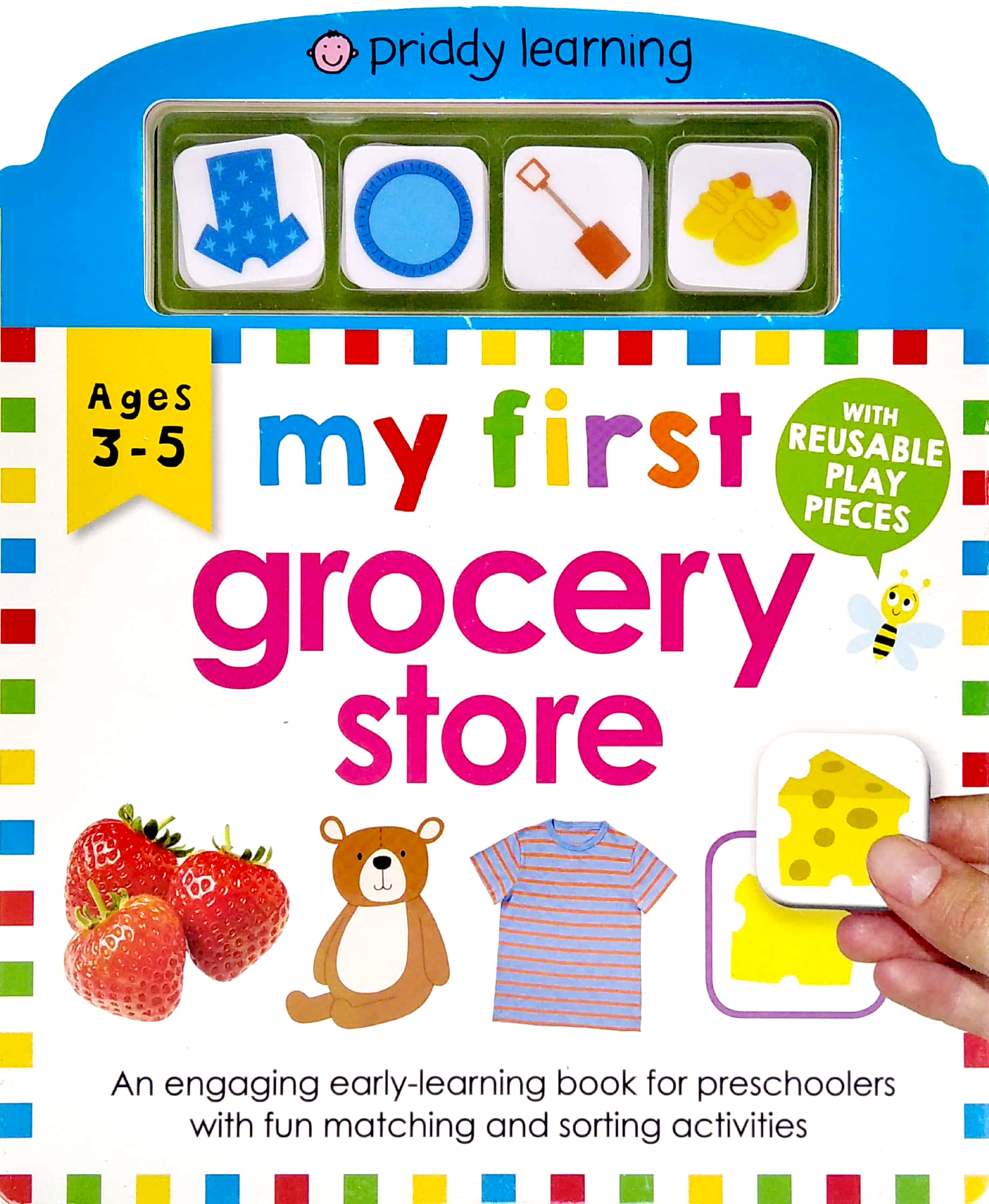 my first play and learn: grocery store : a fun-early learning book about colors, shapes, numbers, and more - Ảnh 2
