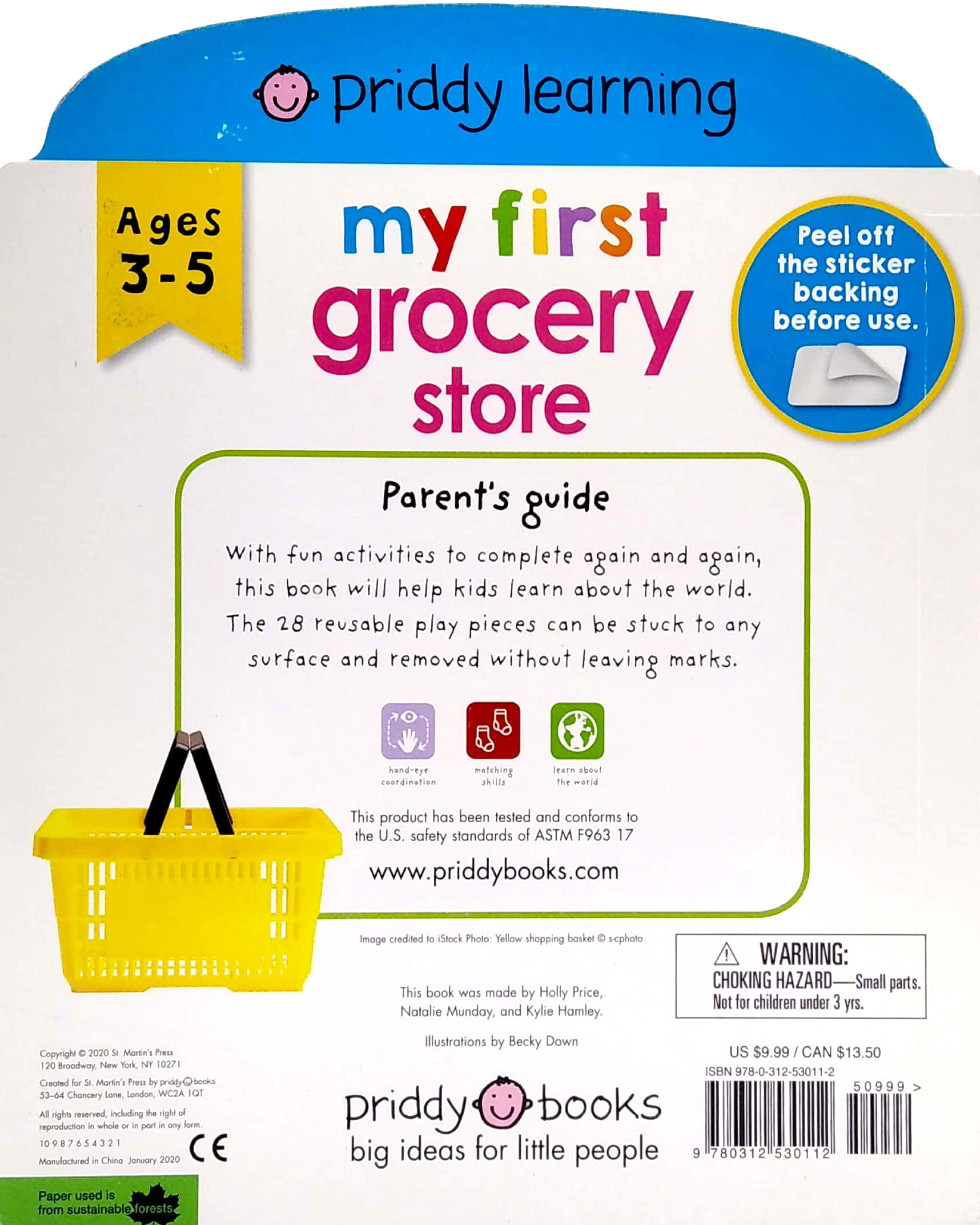 my first play and learn: grocery store : a fun-early learning book about colors, shapes, numbers, and more - Ảnh 6