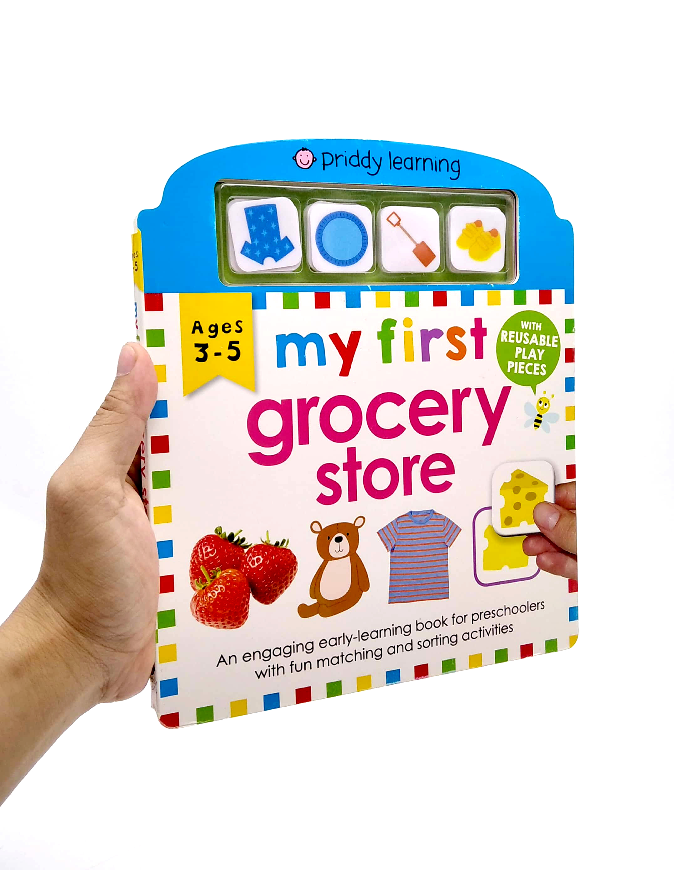 my first play and learn: grocery store : a fun-early learning book about colors, shapes, numbers, and more - Ảnh 7