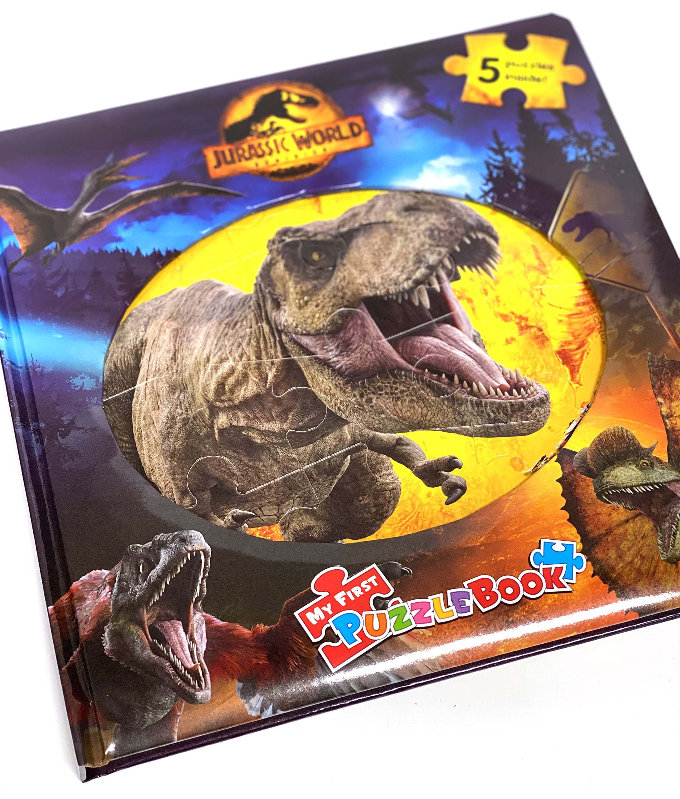 my first puzzle book: universal jurassic world - Ảnh 2