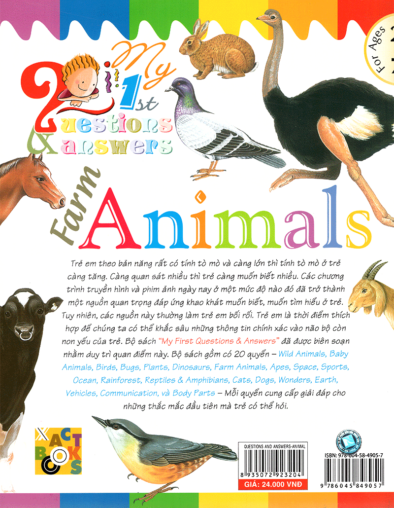 my first questions & answers - farm animals - Ảnh 3