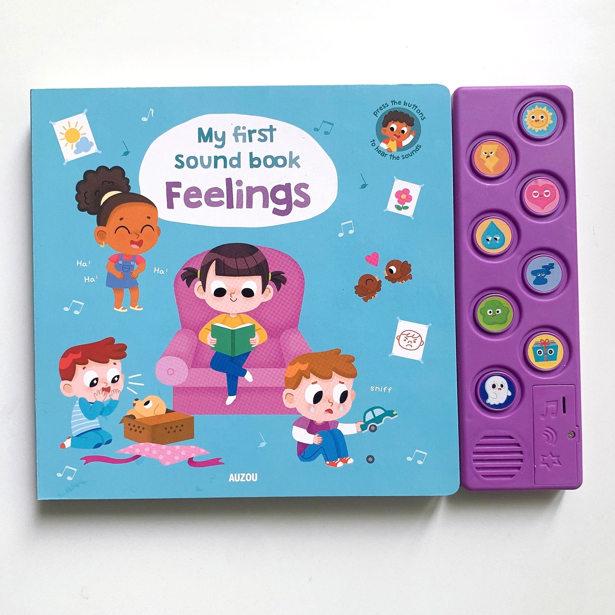 my first sound book - feelings - Ảnh 2