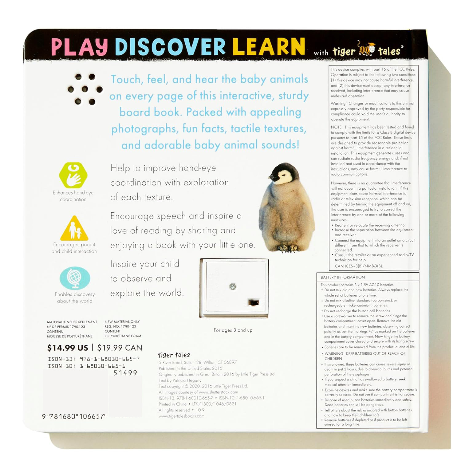 My First Touch And Feel Sound Book - Noisy Baby Animals - Ảnh 8