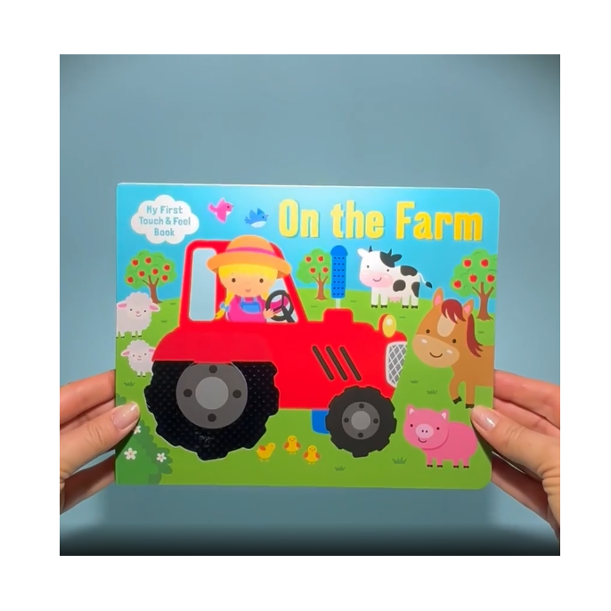 my first touch & feel board book - on the farm - Ảnh 2