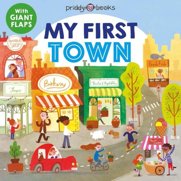 my first town: a flap book - Ảnh 2