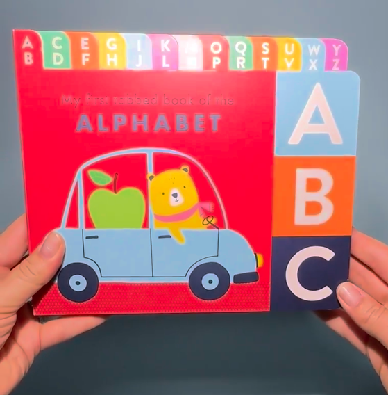 my frist tabbed book of the alphabet - abc - Ảnh 3