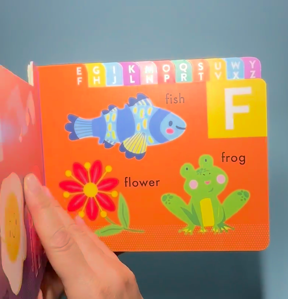 my frist tabbed book of the alphabet - abc - Ảnh 5