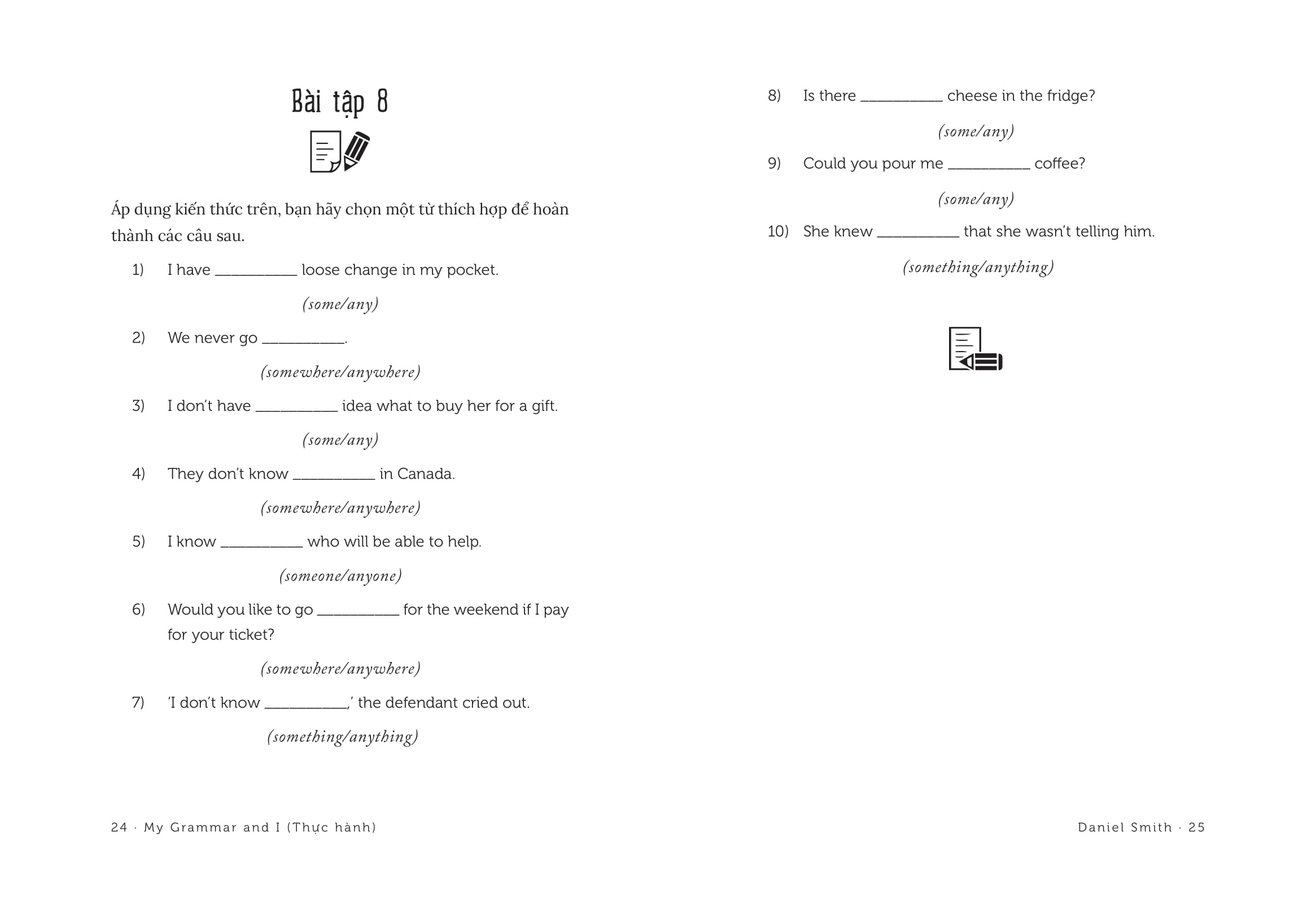my grammar and i - thực hành - Ảnh 13