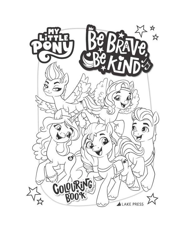 my little pony - colouring book - be brave, be kind - Ảnh 3