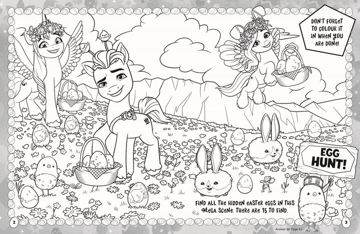 my little pony - mega colouring book - easter - Ảnh 3