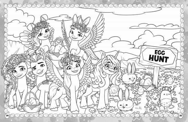 my little pony - mega colouring book - easter - Ảnh 4