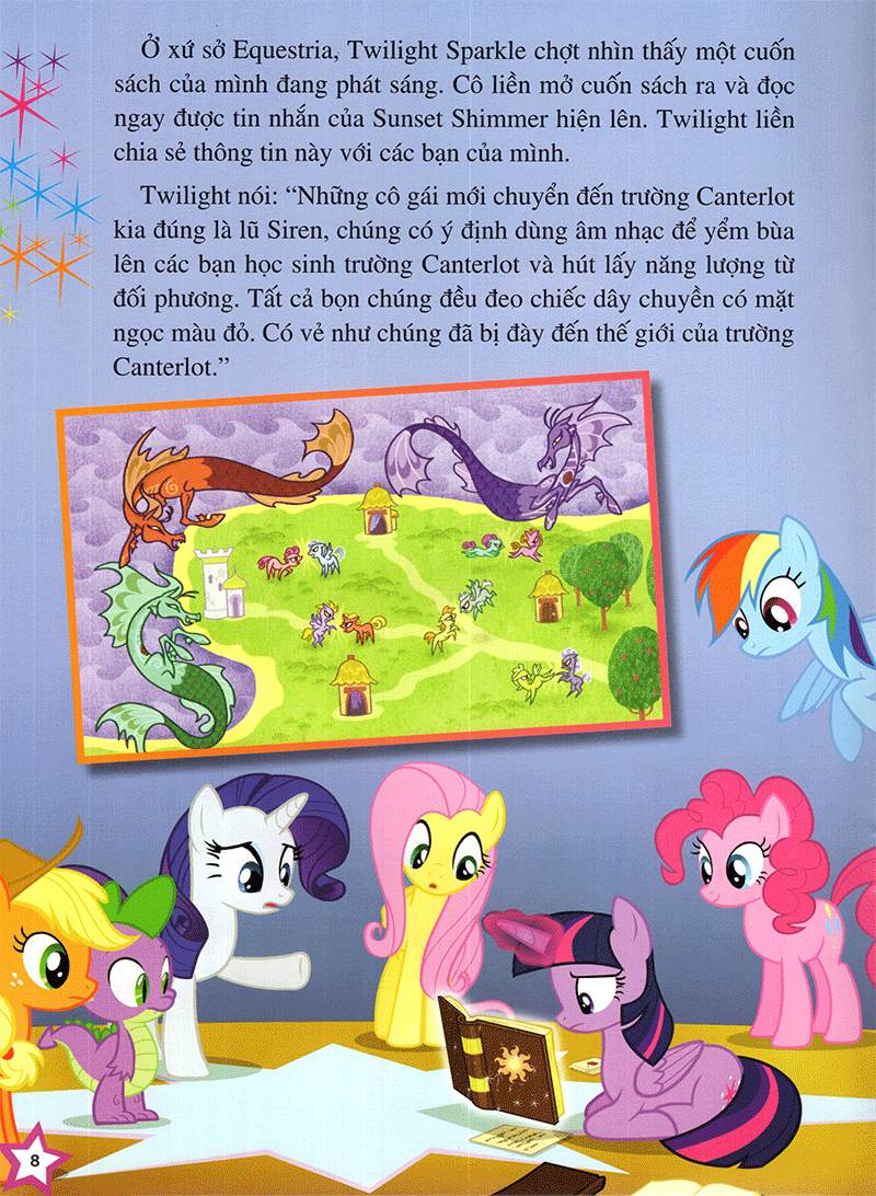 my little pony - rainbow rocks - ban nhạc cầu vồng (hình dán) - Ảnh 10