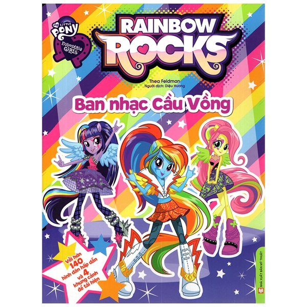 my little pony - rainbow rocks - ban nhạc cầu vồng (hình dán) - Ảnh 2