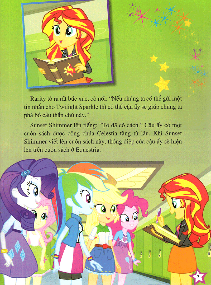 my little pony - rainbow rocks - ban nhạc cầu vồng (hình dán) - Ảnh 9