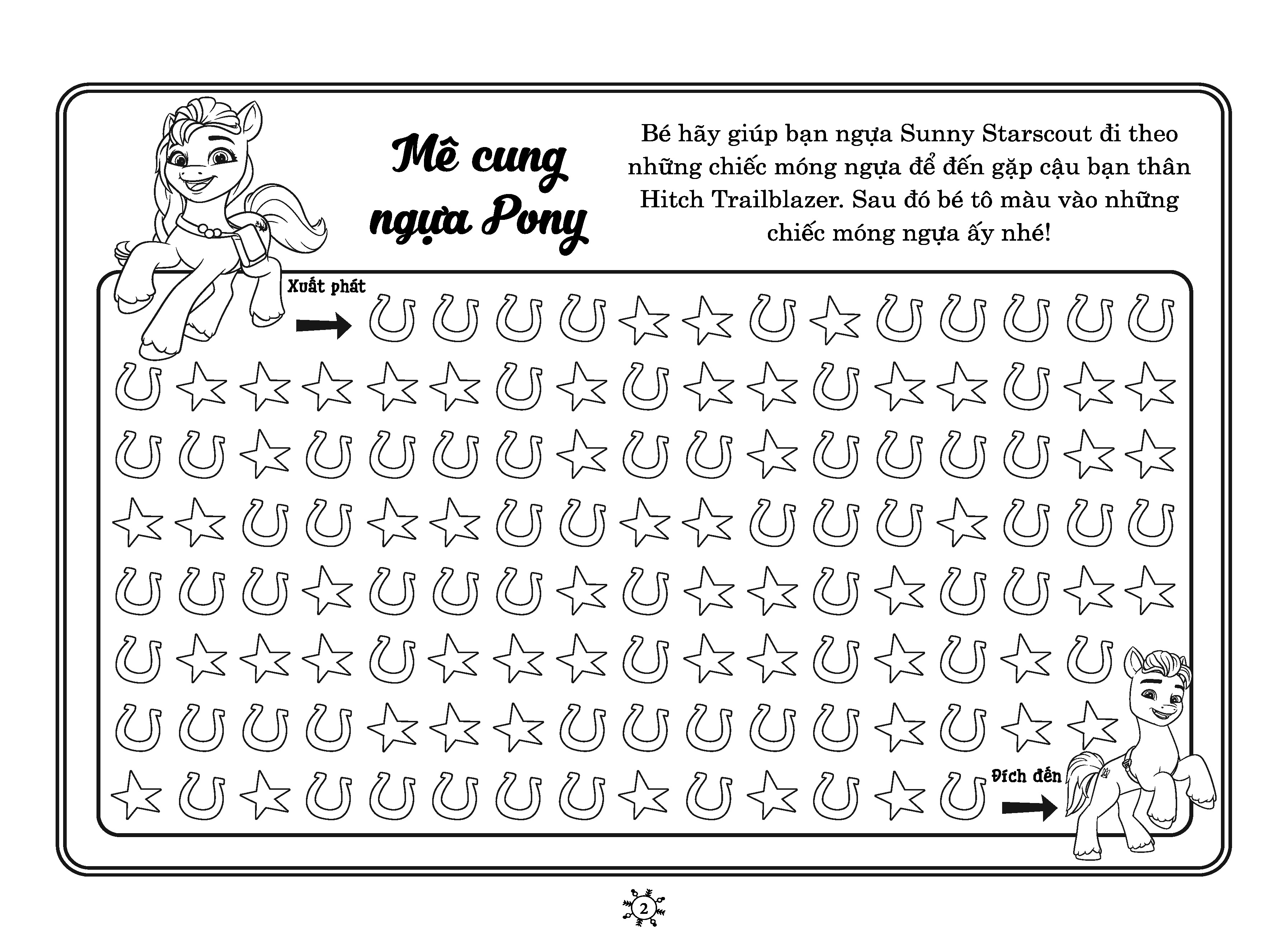 my little pony - sách tô màu & thực hành khổ lớn - Ảnh 3