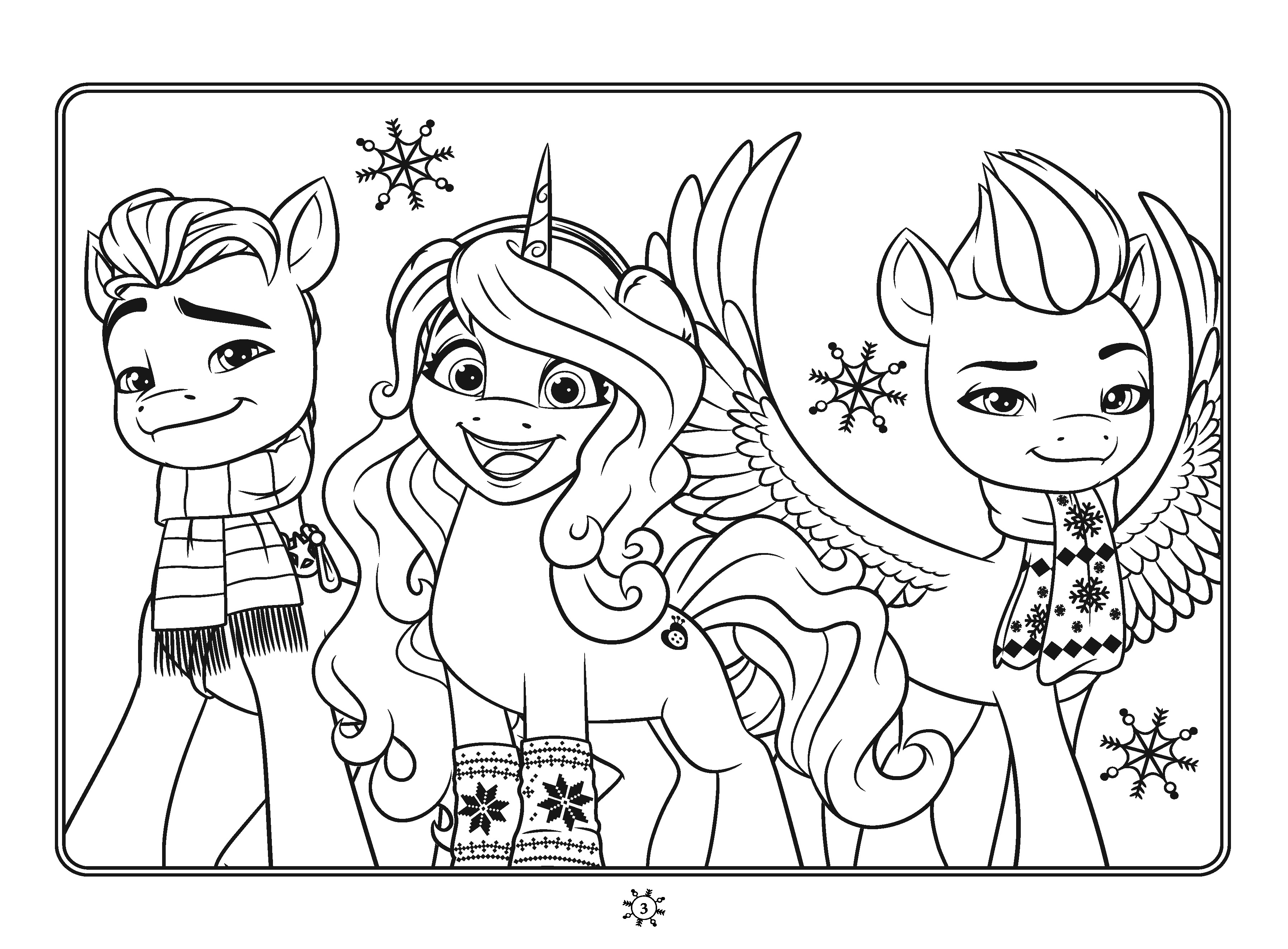 my little pony - sách tô màu & thực hành khổ lớn - Ảnh 5