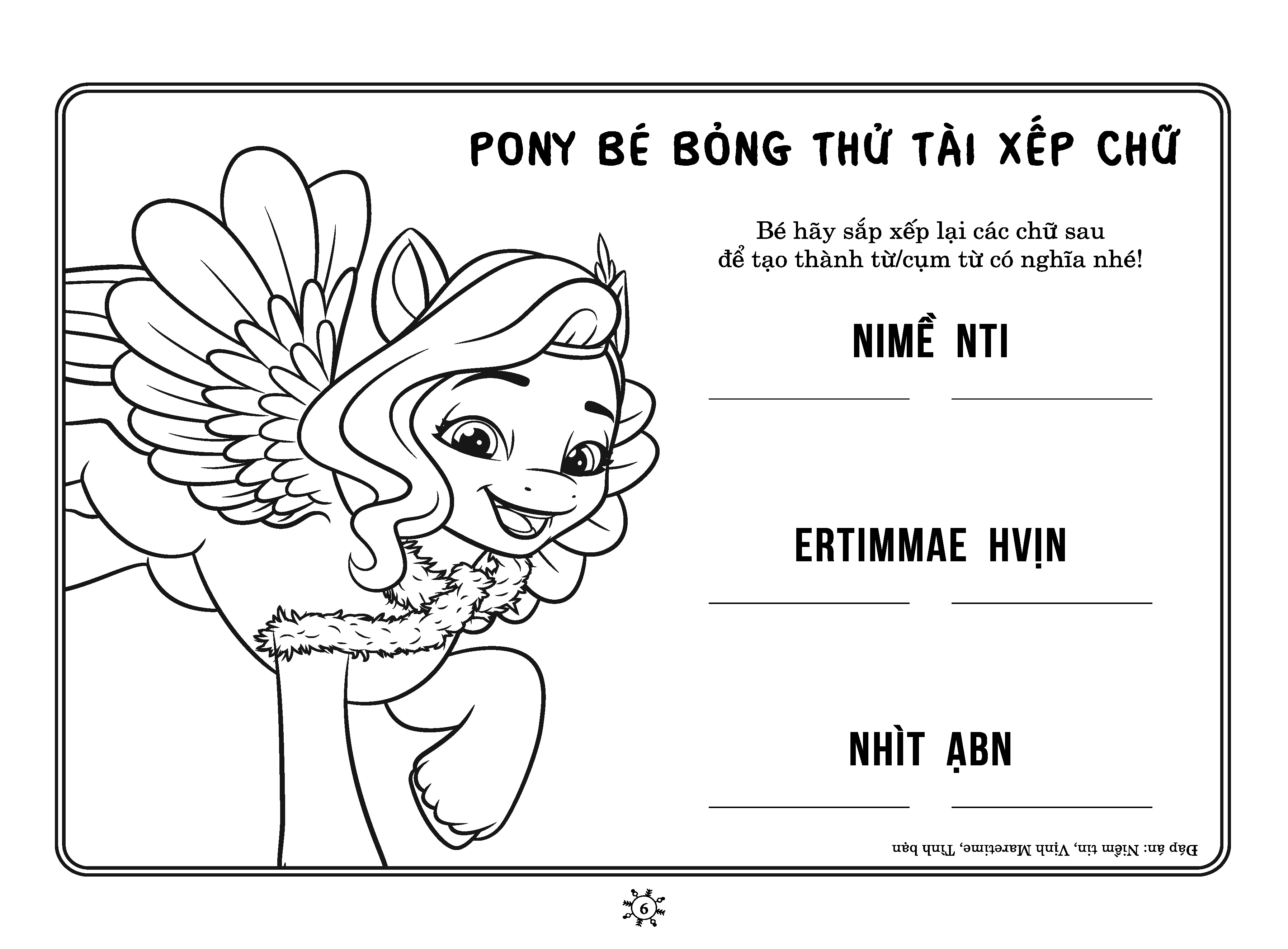 my little pony - sách tô màu & thực hành khổ lớn - Ảnh 7