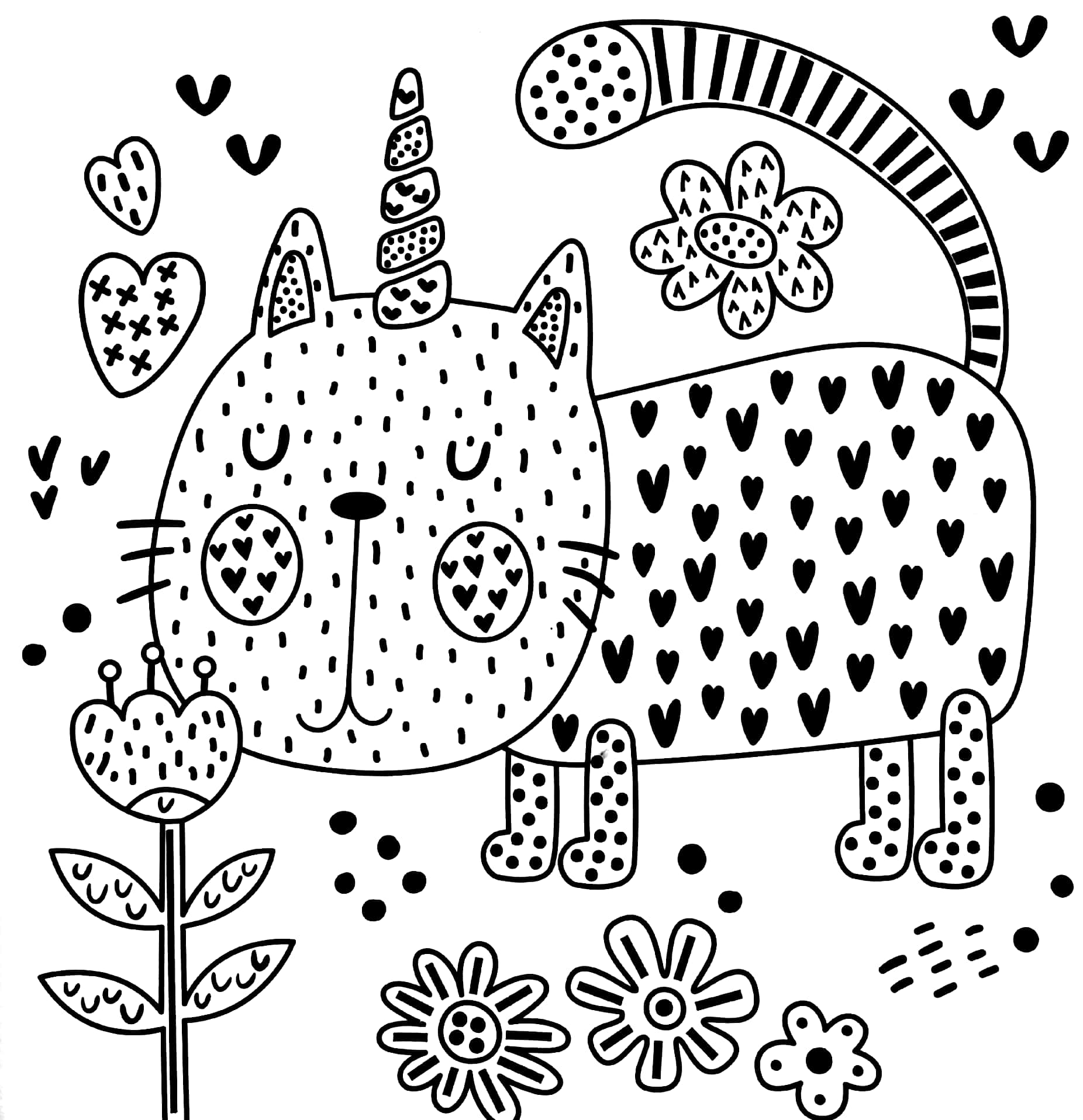 my magic painting book: caticorns - Ảnh 3