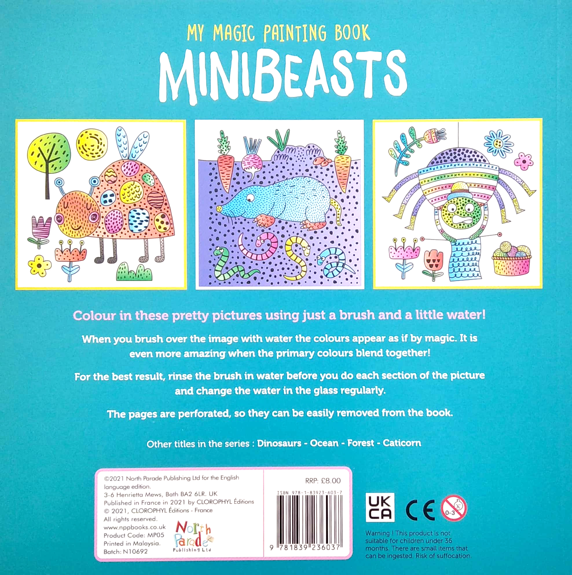 my magic painting book: minibeasts - Ảnh 6