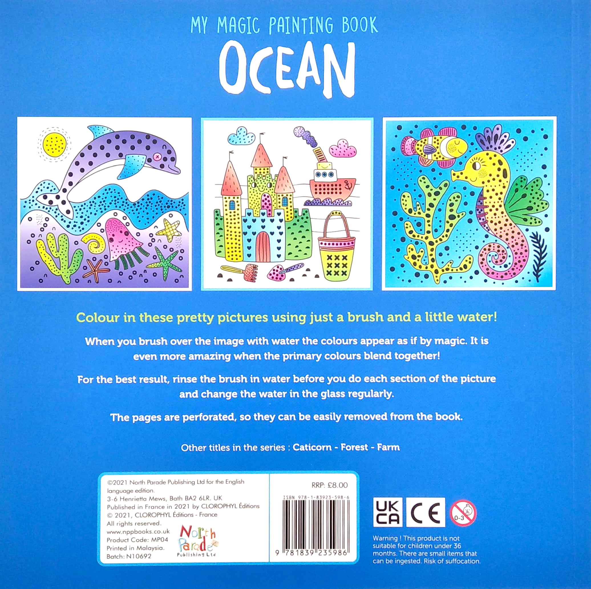 my magic painting book: ocean - Ảnh 6