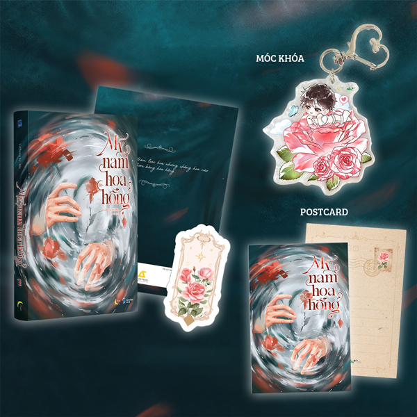 Bộ Mỹ Nam Hoa Hồng - Tập 1 - Bản Đặc Biệt - Tặng Kèm Bookmark + Postcard + Móc Khóa