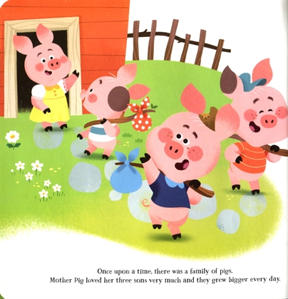 my peekaboo pop-up fairy tales - 3 little pigs - Ảnh 3