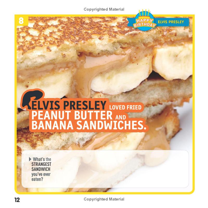 my weird but true! fact-a-day fun journal - Ảnh 12