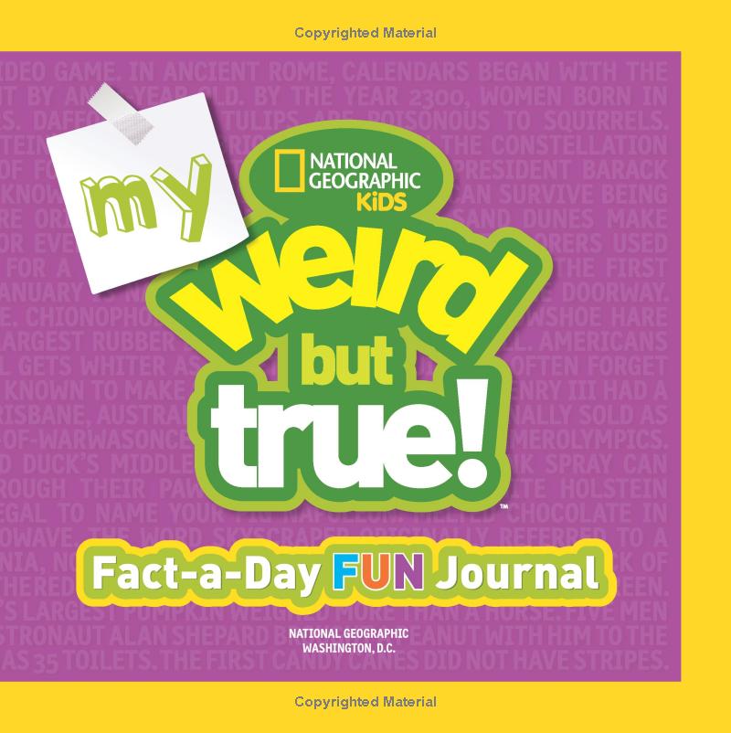 my weird but true! fact-a-day fun journal - Ảnh 5