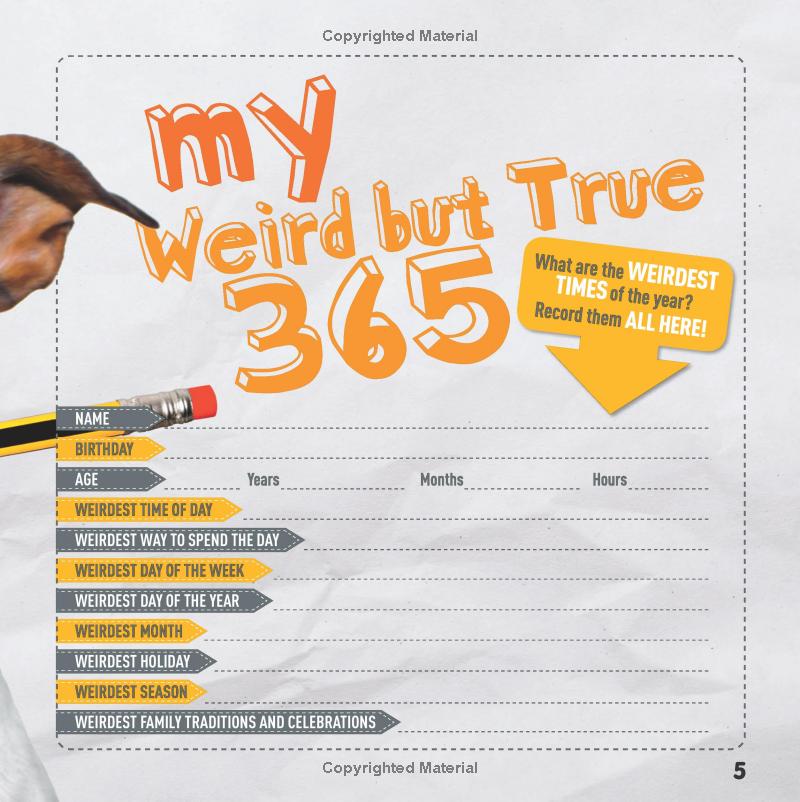my weird but true! fact-a-day fun journal - Ảnh 6