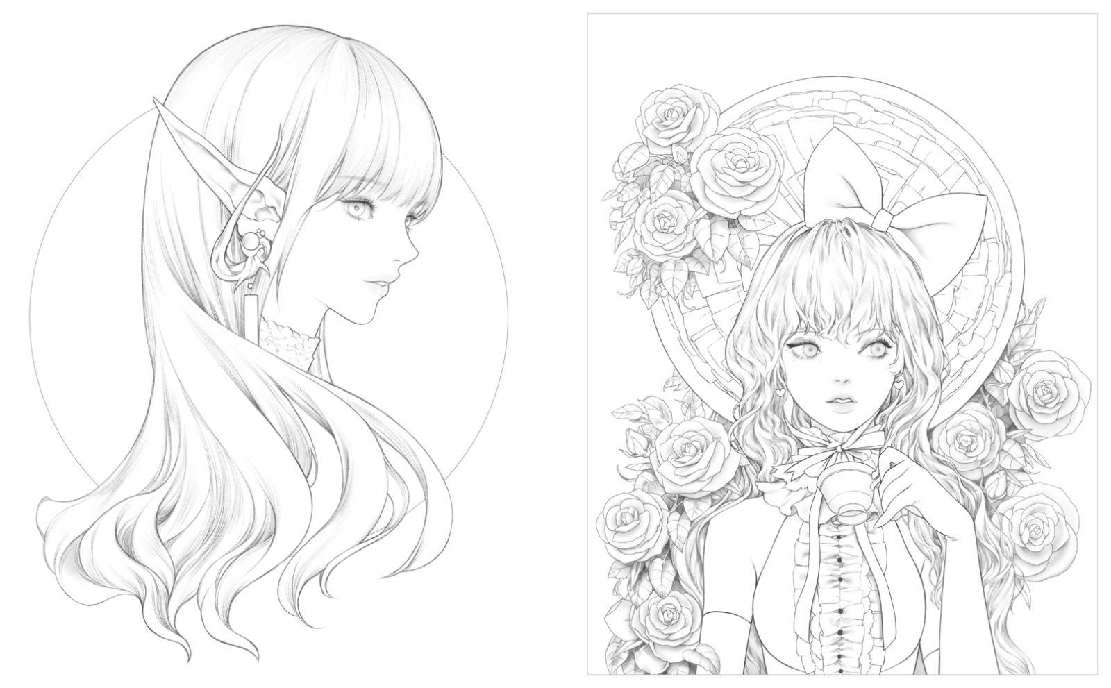 mystica ミスティカ ぬり絵ブック - mystica nurie book shinpi no shojo tachi - Ảnh 6