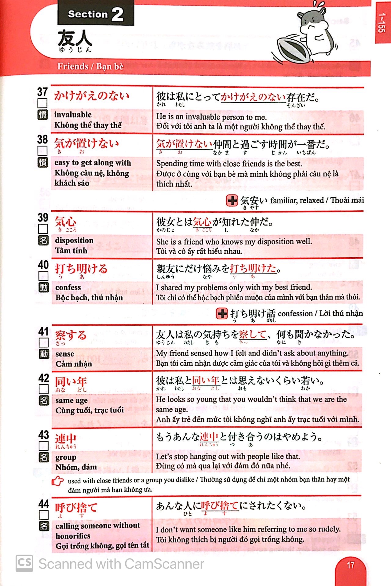 n1 - 3000 từ vựng cần thiết cho kỳ thi năng lực nhật ngữ - Ảnh 9