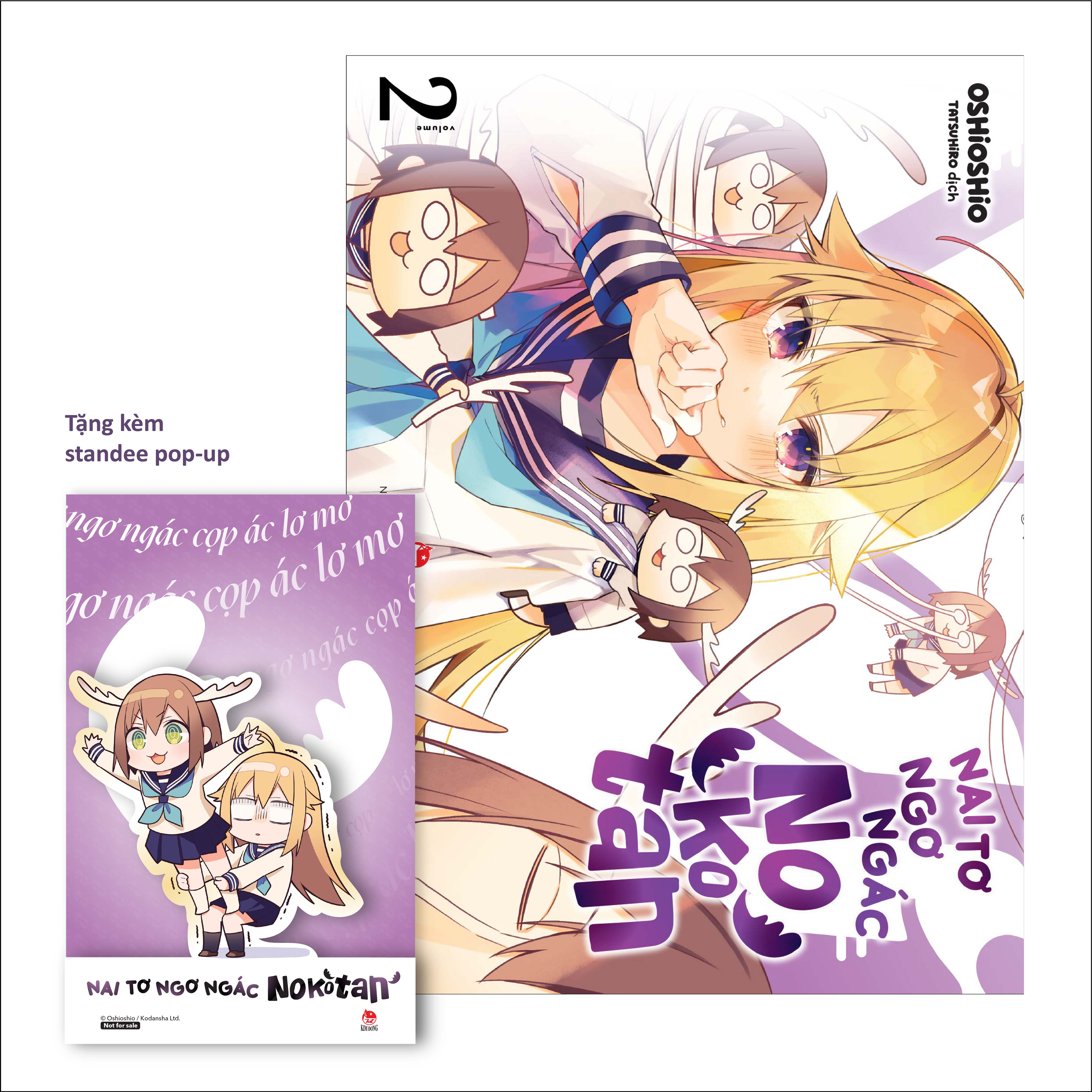 nai tơ ngơ ngác nokotan - tập 2 - tặng kèm standee pop-up - Ảnh 2